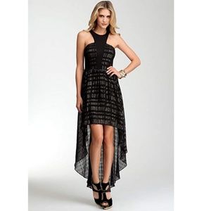NWT Bebe Hi-Low Jacquard Dress